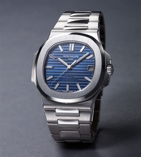 patek philippe nautilus 40th year anniversary|patek philippe nautilus watch price.